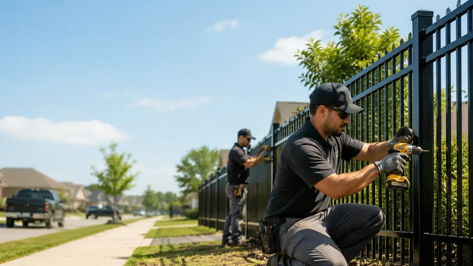 Metal Fence Installation in Wilsons, VA